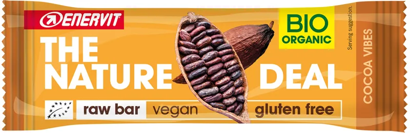 Enervit Nature Deal RawBar Box 20 X 30g Cocoa BBD: 24/08/ 2021-1